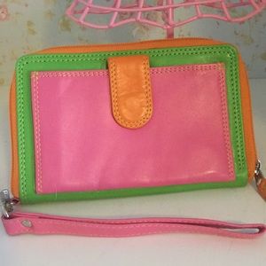 Jimeale leather mini wallet